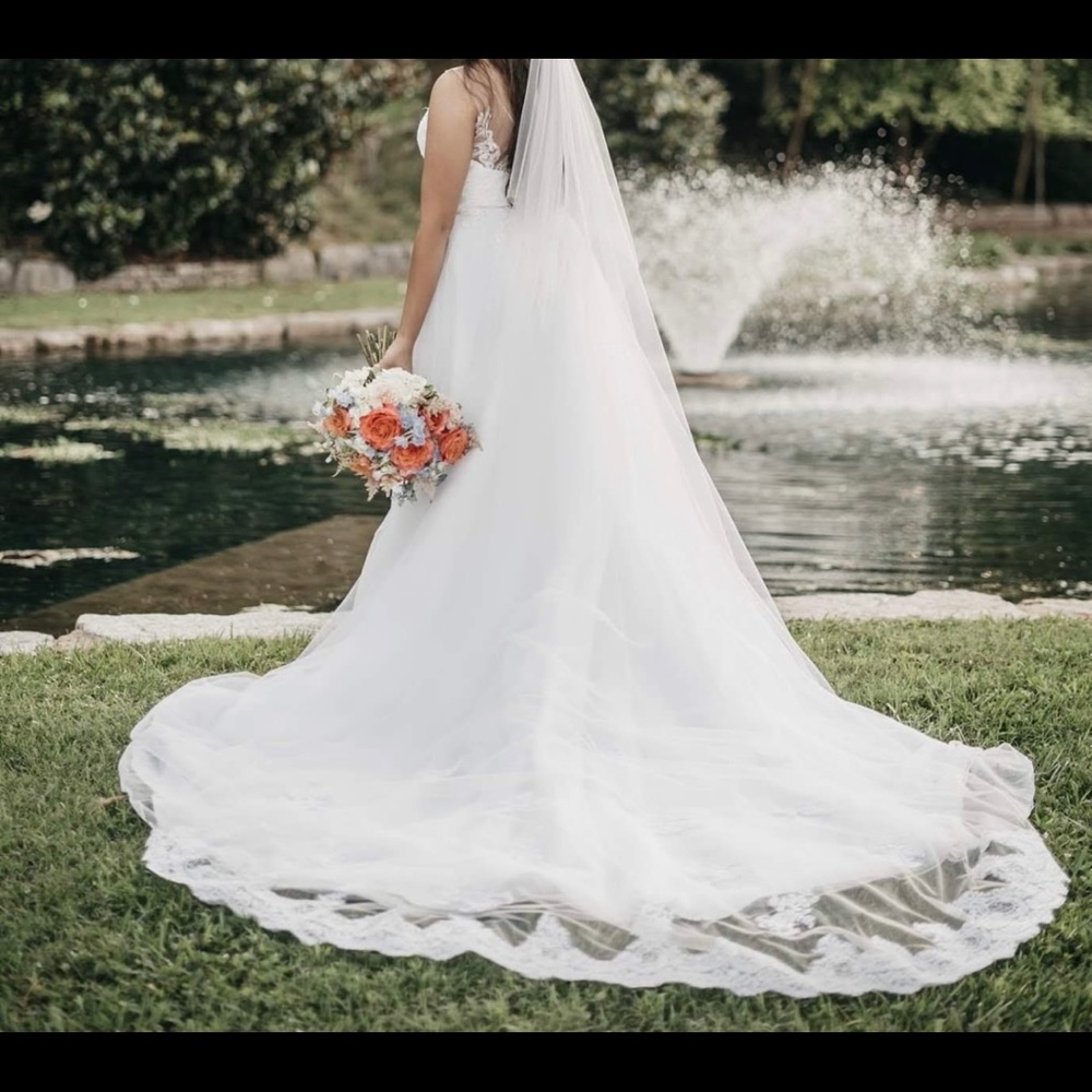 Cathedral Length Lace Veil